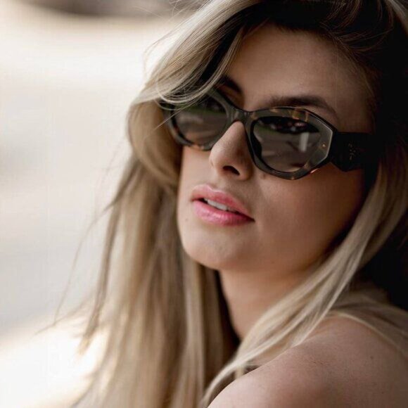 NEW PRADA PR07YS VAU6S1 HONEY HAVANA WOMEN SUNGLASSES PRADA SPR 07Y - Picture 9 of 13